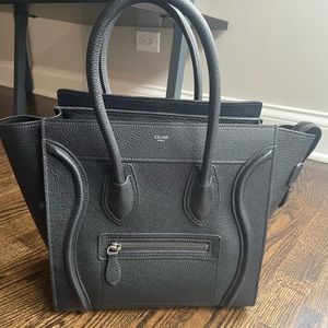SOLD! Celine Micro Luggage in Drummed Calfskin